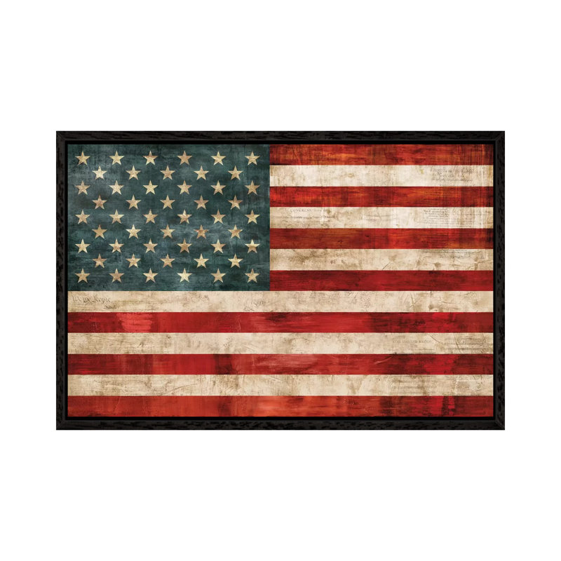 Allegiance by Luke Wilson - Floater Frame Gallery-Wrapped Canvas Giclée on Canvas, 45.72 cm H x 66.04 cm W, Black