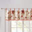 Cantonnière avec rideaux en polyester H 16 po avec passe-tringle et liseré de 1 po Greenland Home Fashions Wheatly
