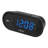 Digital Electric Tabletop Clock with Alarm in Black