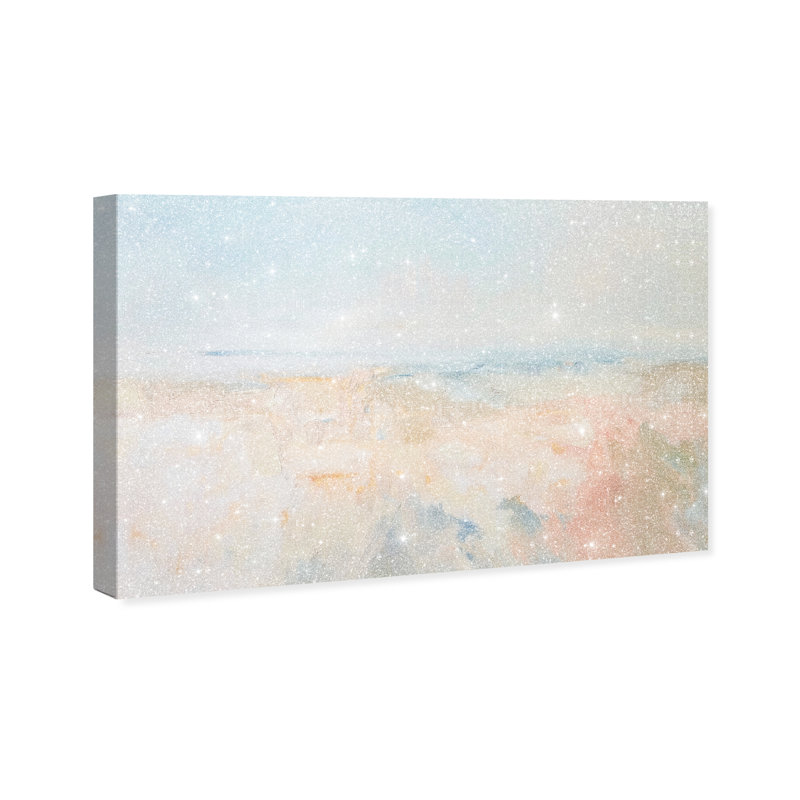 Tidal Borderland II Canvas Abstract Print by Oliver Gal, Black Frame, 15 x 10, 10"H x 15"W, Canvas Unframed
