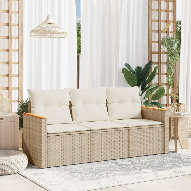 Ensemble de canapé de jardin Vidaxl