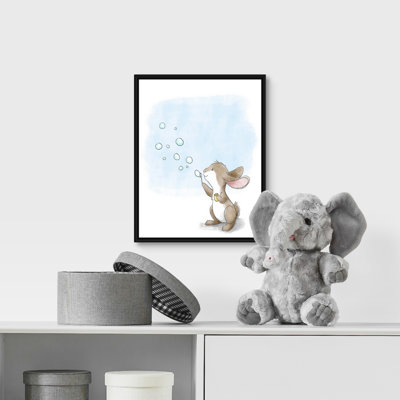 « souffleing bubbles », impression Little Bunny