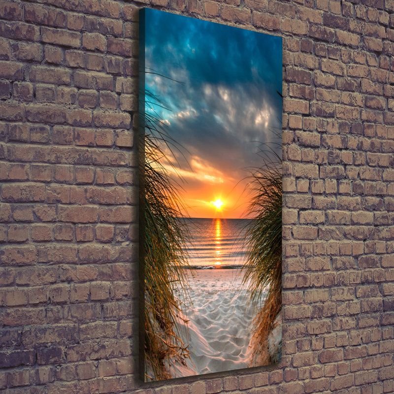 Sunset Sea - Wrapped Canvas Print