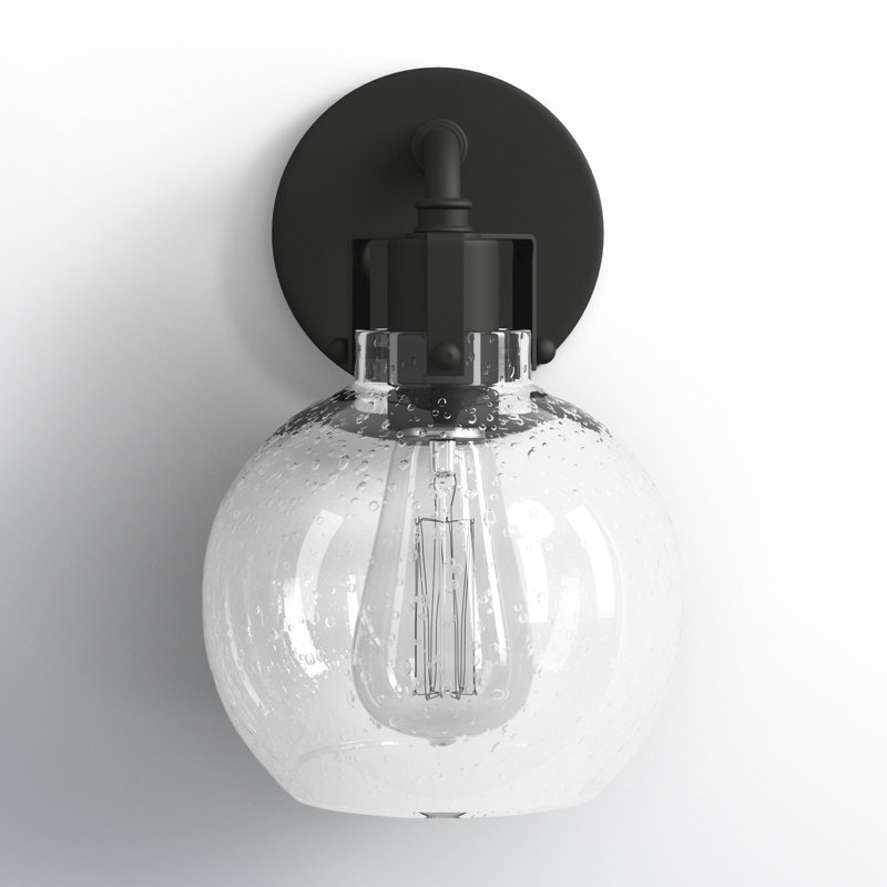 Byrne Steel Armed Sconce, Oil Rubbed Bronze