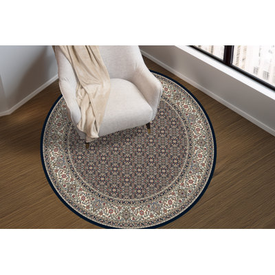 Tapis oriental bleu antique