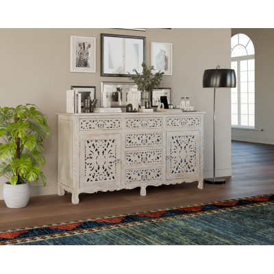 Harleen 66'' Solid Wood Sideboard