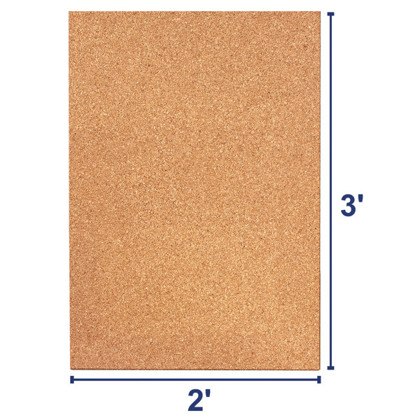 Premium Cork Tiles 12x12 - 1/2 Thick - Cork Board - Bulletin Board