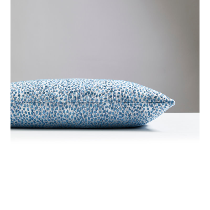 Flurry Lumbar Pillow Cover & Insert, Ciel
