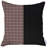 Houndstooth Divided Faux Leather Throw Pillow-111301588-111301587