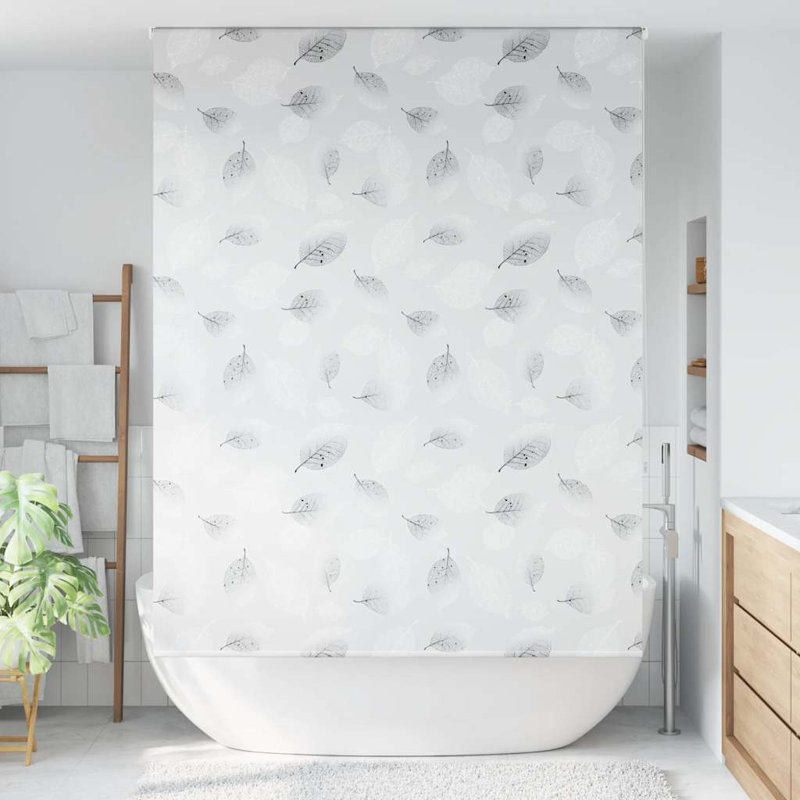 Room Darkening Roller Shade, Leaves, 60 x 240 cm, without Cassette