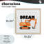«Dream with Orange Excavator», reproduction d'art sous verre encadrée par Kim Allen-842554727-842554744