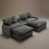 Velours gris est en rupture de stock