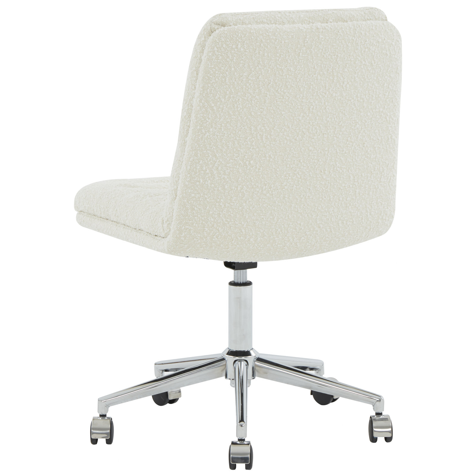Ashia Swivel Office Chair, White