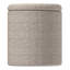 Repose-pieds rond avec rangement Modern