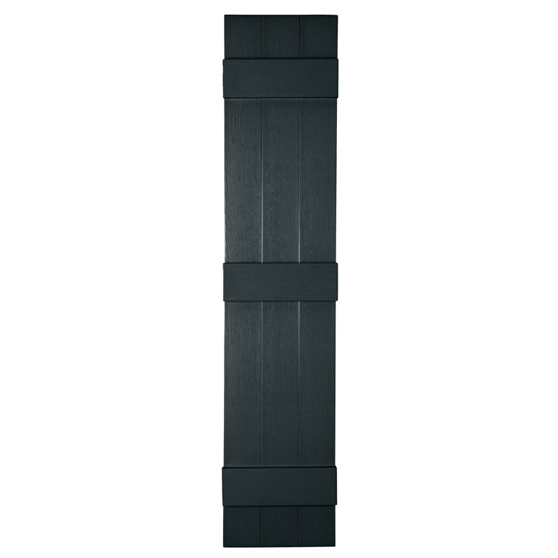 Persiennes personnalisées fermées à 3 planches, 79", Bleu lunaire