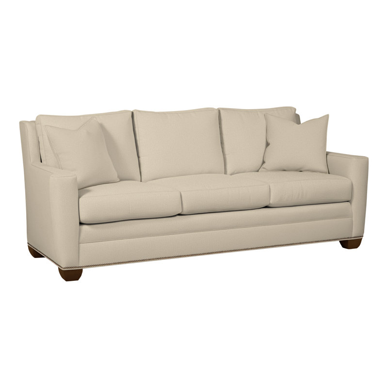 Brookford 86" Sofa, Havana, Tuck Linen Polypropylene/Olefin, Yes