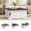 Table basse avec rangement Tishay Farmhouse