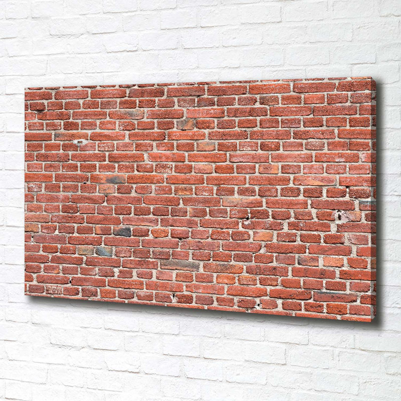 Brick Wall - Wrapped Canvas Print
