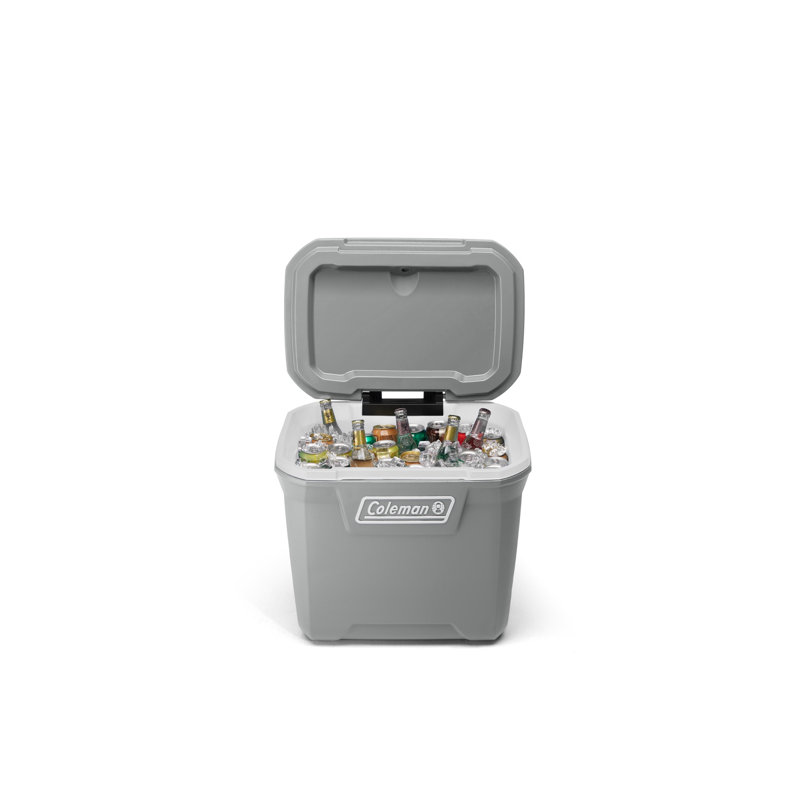 Gray 65-Quart Wheeled Outdoor Cooler with Insulated Lid