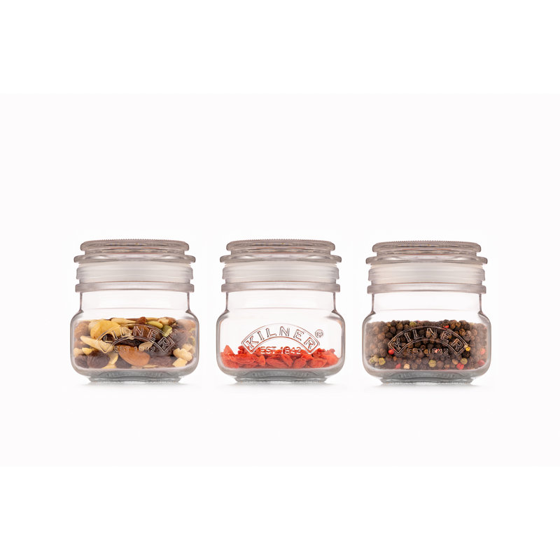 Kilner Square Push Top Jars 250ML