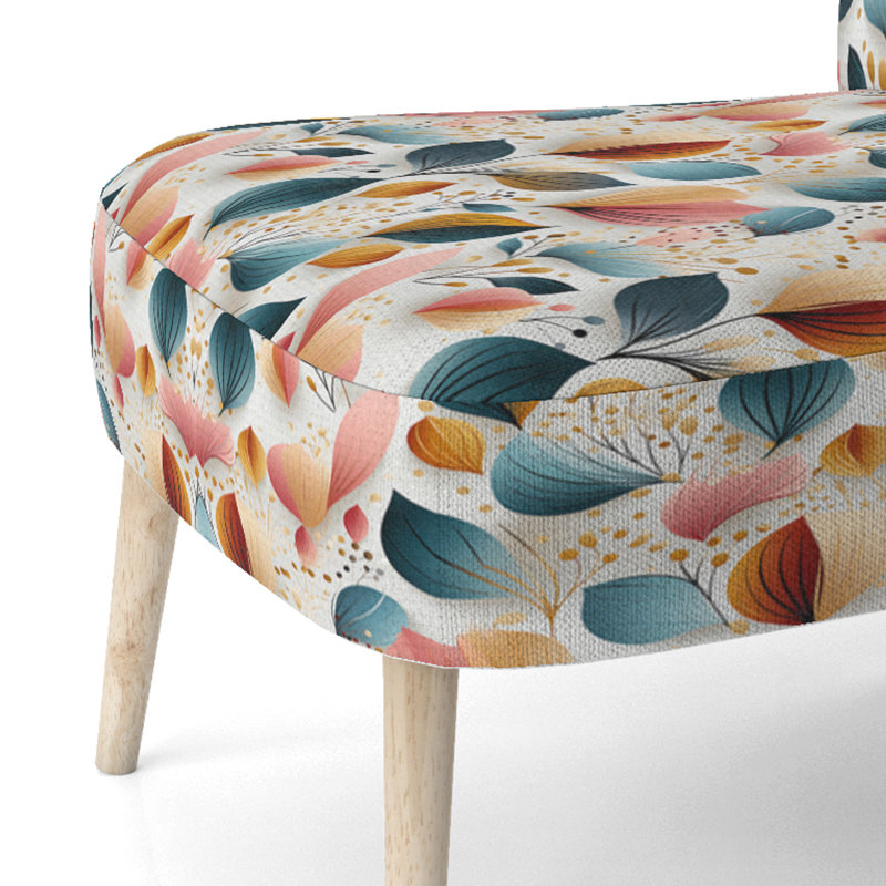 Soft Botanical Hues - Chaise d'appoint rembourrée
