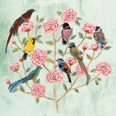 Minty chinoiserie I