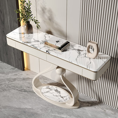 Console en pierre frittée de style italien