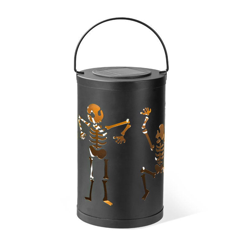 Kalisia 10.75'' Solar Powered Cylinder Lantern
