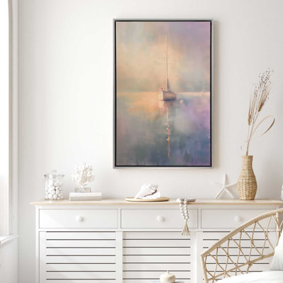 «Ocean's Sentinel V1 sur toile» par Golden Glow Interiors
