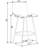 Cleek Swivel Counter Stool with Metal Frame-1341096971-1340625404