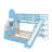 Twin Over Twin Castle Style Bunk Bed With Drawers，Shelves-2029026751