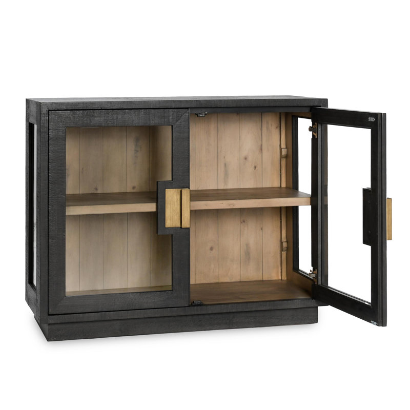 Buffet décoratif Bahia Daniella, Noir, Or