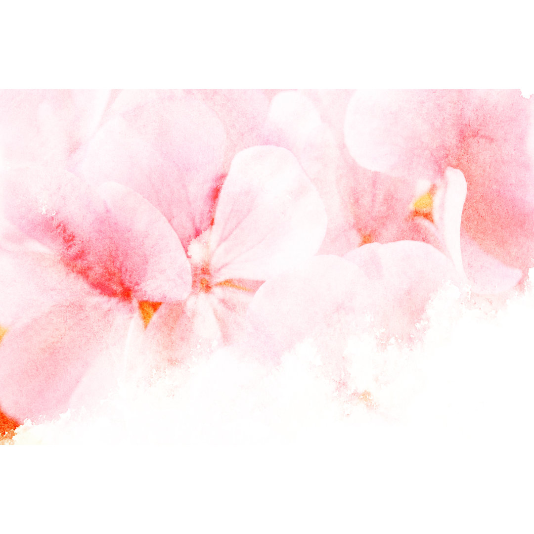 Blume Aquarell Illustration - Druck