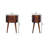 Dearran 14'' W Solid Wood Nightstand