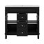 36'' Bathroom Vanity With Top Sink, Modern Bathroom Storage Cabinet With 2 Soft Closing Doors And 2 Drawers-116830609