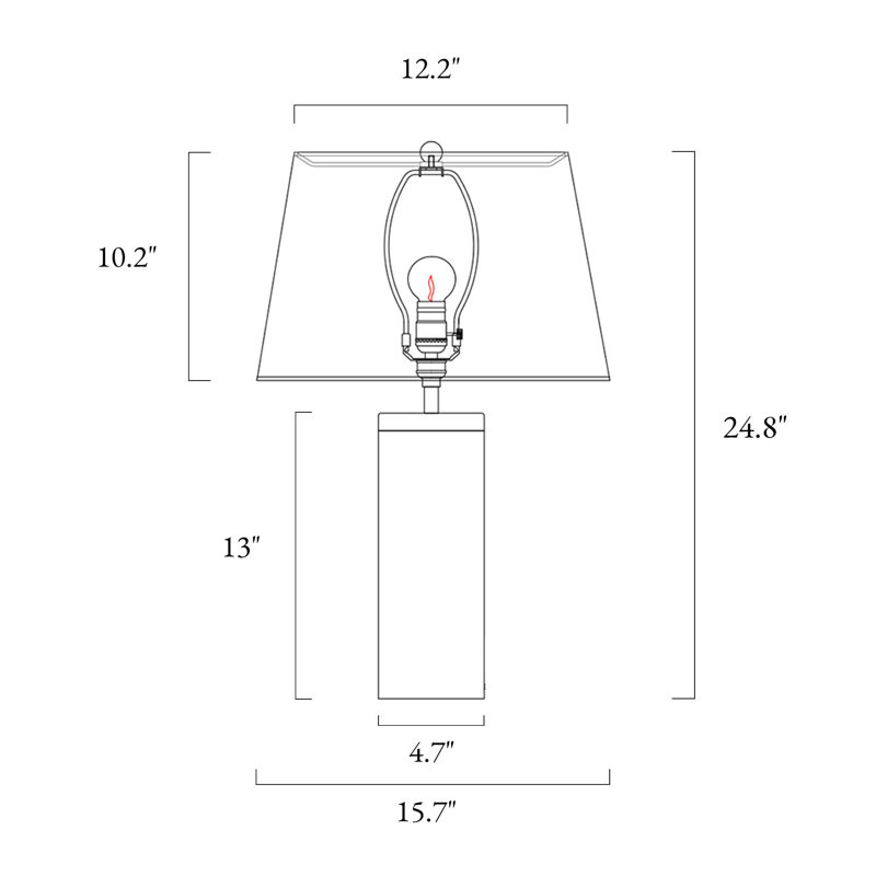 Rouch Stone Table Lamp