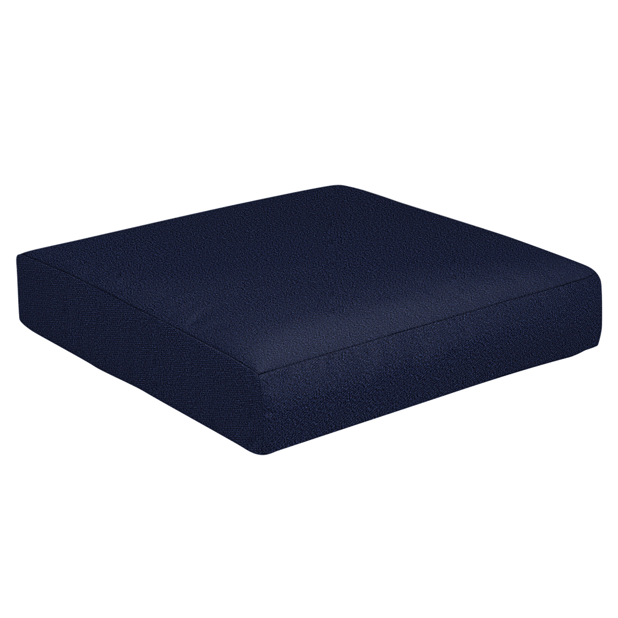 Amorina Outdoor Seat Cushion, Navy, 25 in W x 25 in D x 5 in H