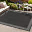 Clarwin Classic Diamond Border Black/Grey Indoor/Outdoor Rug-70302787