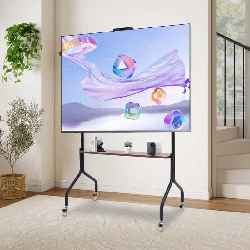 Adjustable TV Stand With Wheels