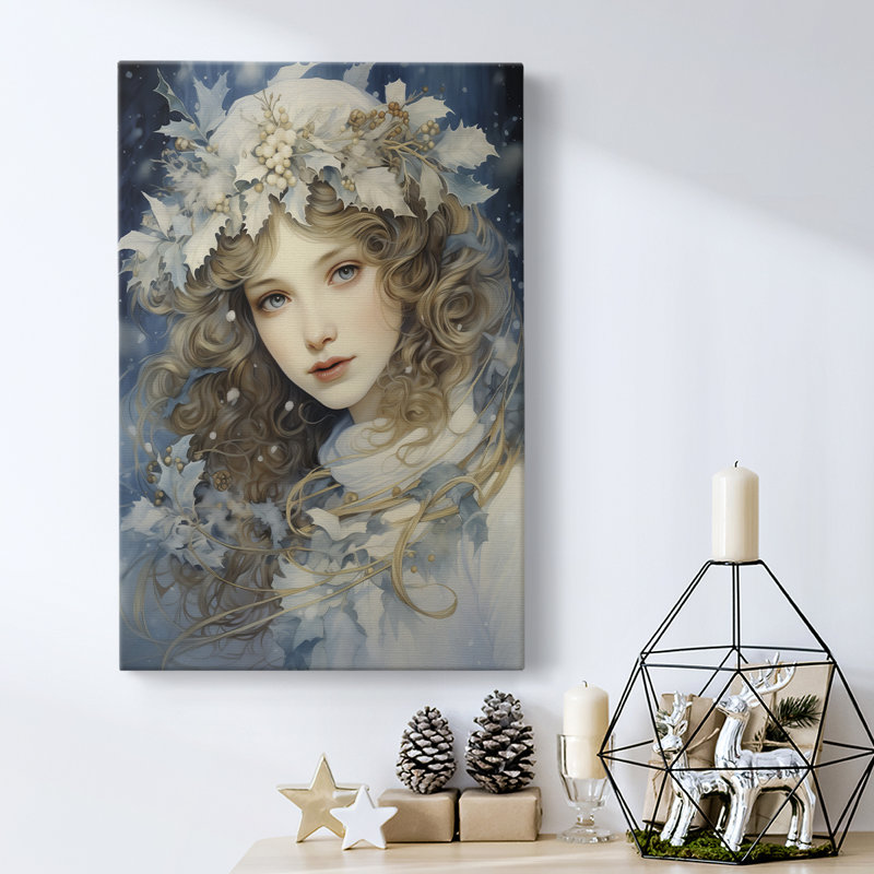 Art des Fêtes de Noël - Toile tendue avec châssis DL XXXI, H 36 po x l 24 po