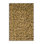 Machine Washable Botanical Brown Area Rug