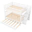 Lit superposé double / double avec lit gigogne et escalier-2033505844