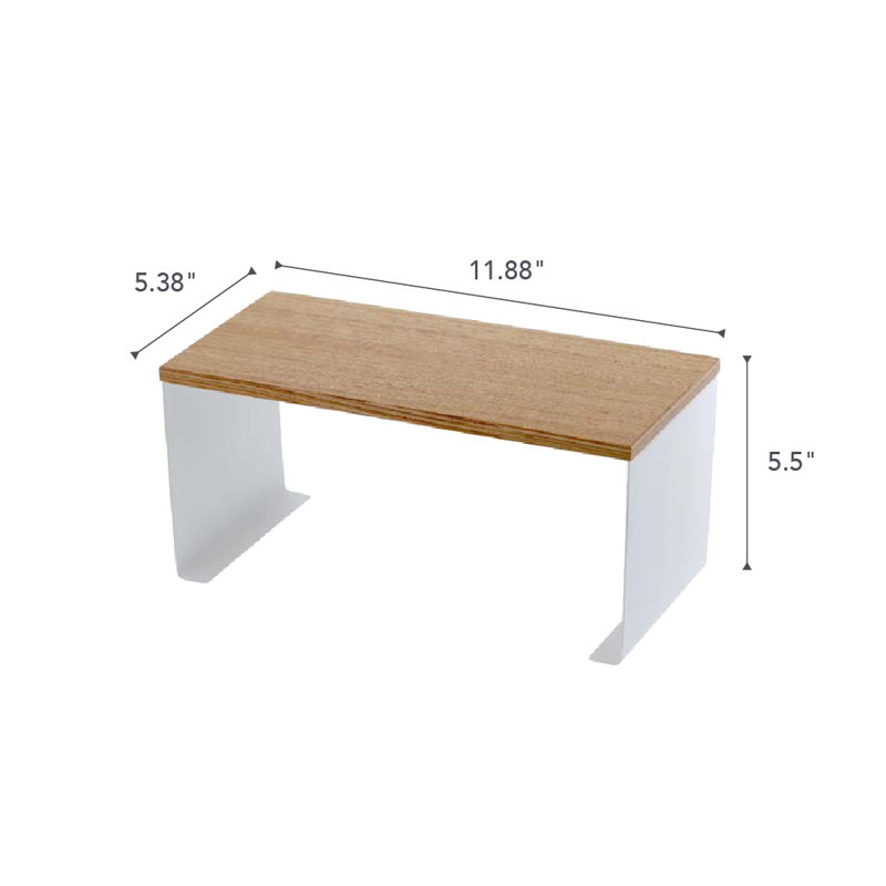 Support de cuisine empilable en bois Tosca Yamazaki Home, H 5,7 po x l 12 po x P 5,5 po