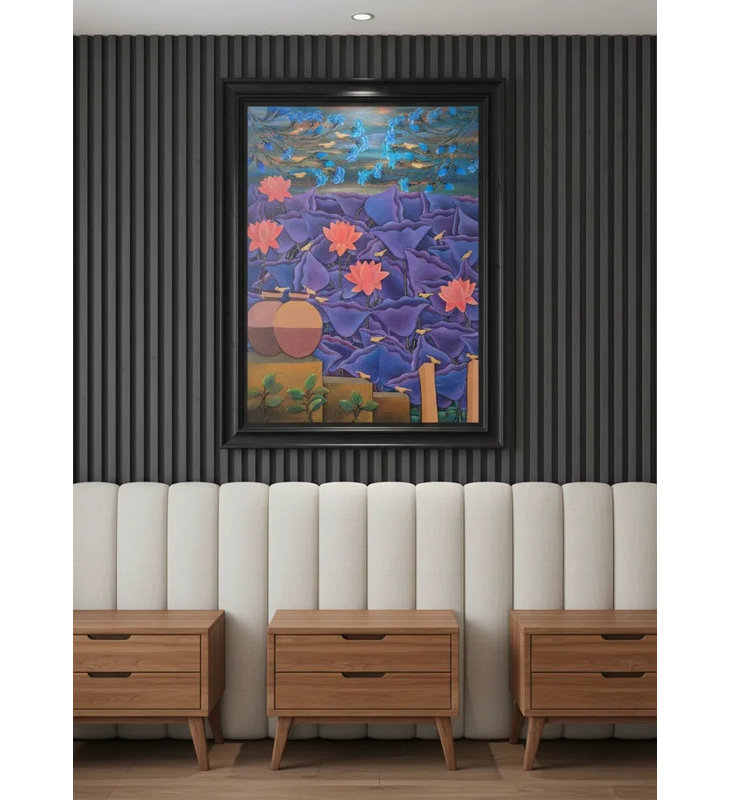 Lotus, 48" H x 36" W
