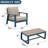 Anzla 2 - Person Patio Conversation Set with Cushions
