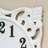 Oversized Flourish Cut-Out 30.12" Wood Wall Clock