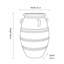 Fiberstone Floor Vase-110397051