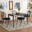 Ensemble repas en rotin pour 4 personnes Kinnard