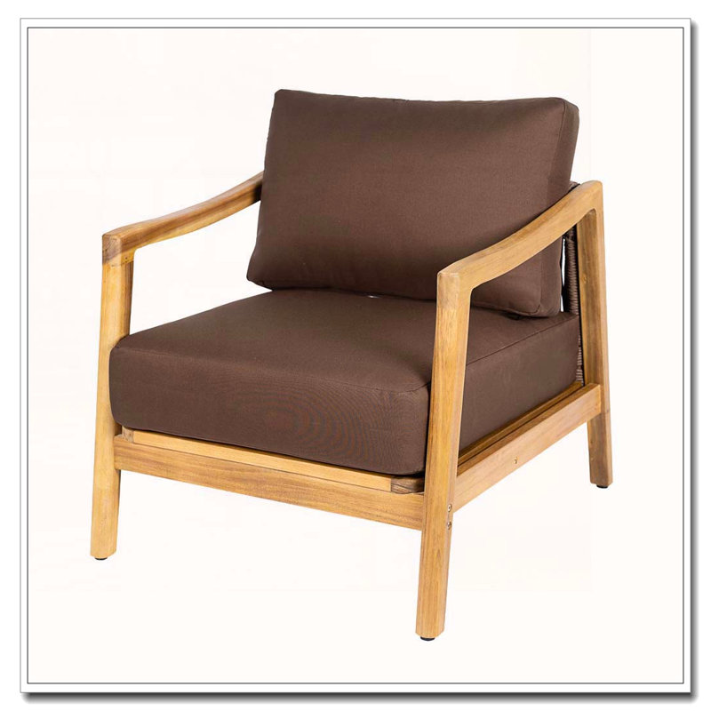 Fauteuil club d'extérieur, Beige