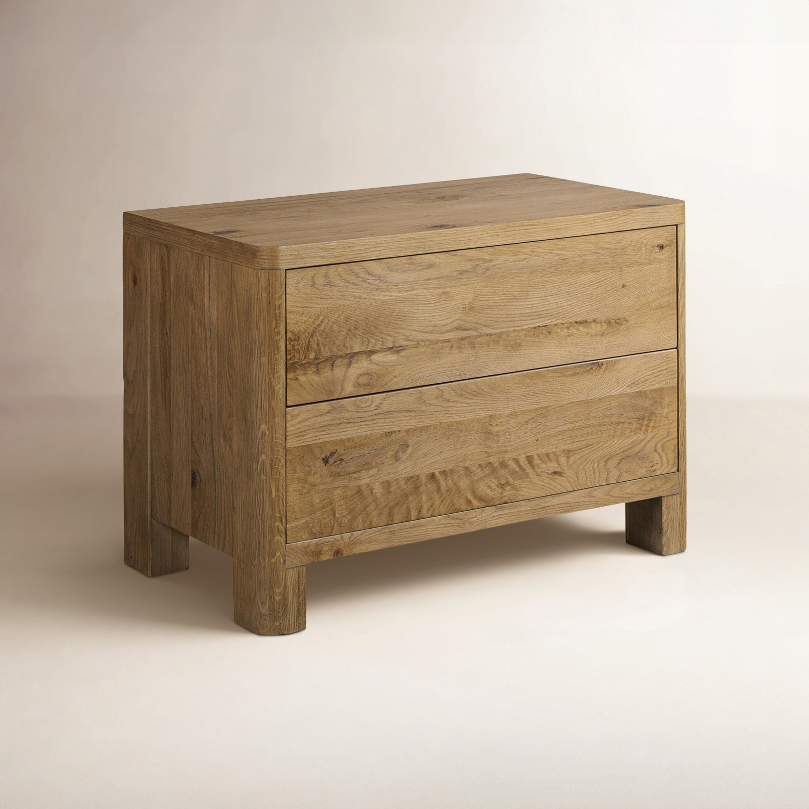 Talullah Oak Nightstand, Worn Oak